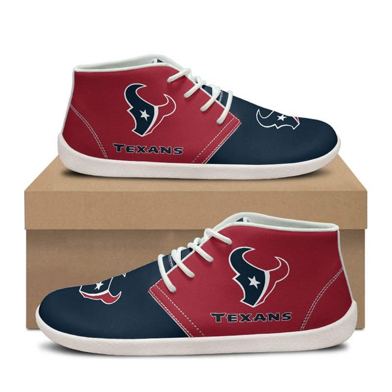 Men's Houston Texans Low Top Sneakers/Shoes 001 (Pls check description for details)